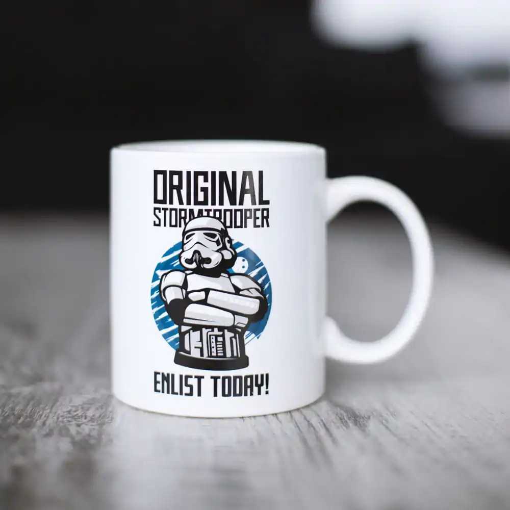 Original Stormtrooper Mug Enlist Today White product photo