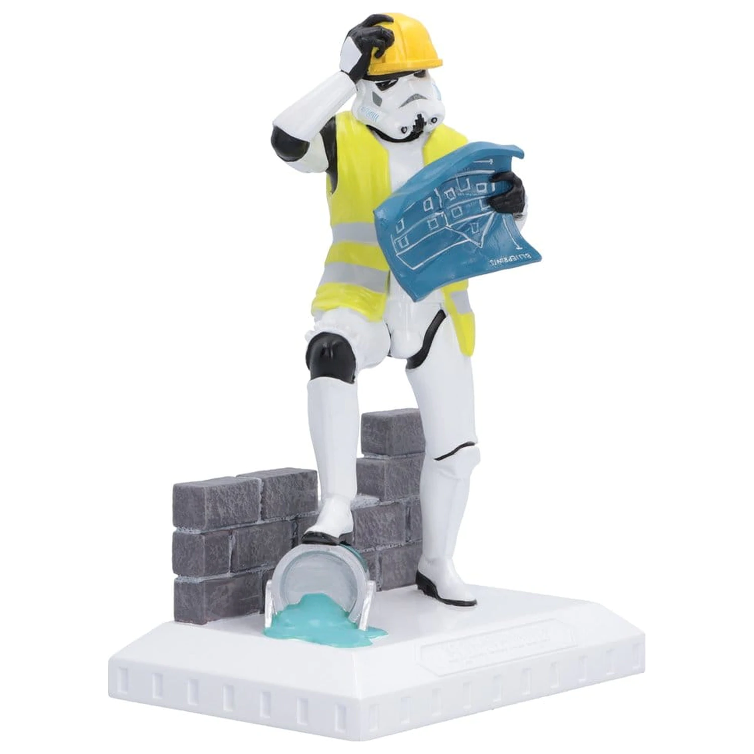 Original Stormtrooper Figure Hit a Brick Wall 18 cm product photo