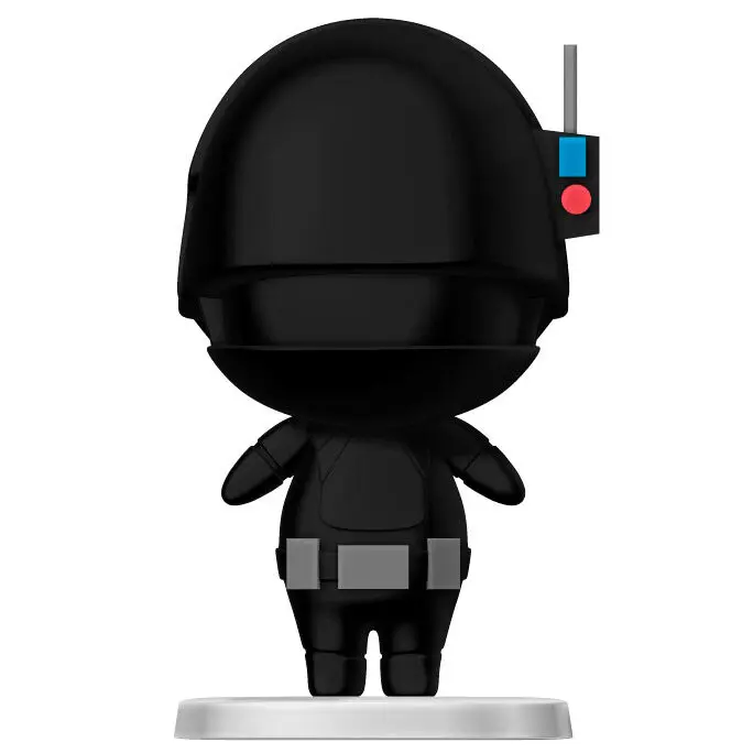 Star Wars Pokis Rubber Minifigure Imperial Gunner Original Stormtrooper 6 cm product photo