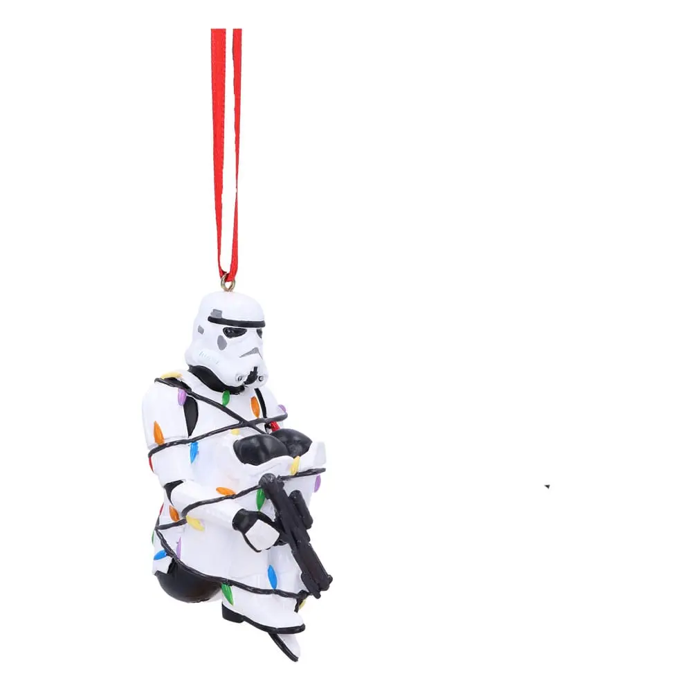 Original Stormtrooper Hanging Tree Ornament Stormtrooper In Fairy Lights 9 cm termékfotó