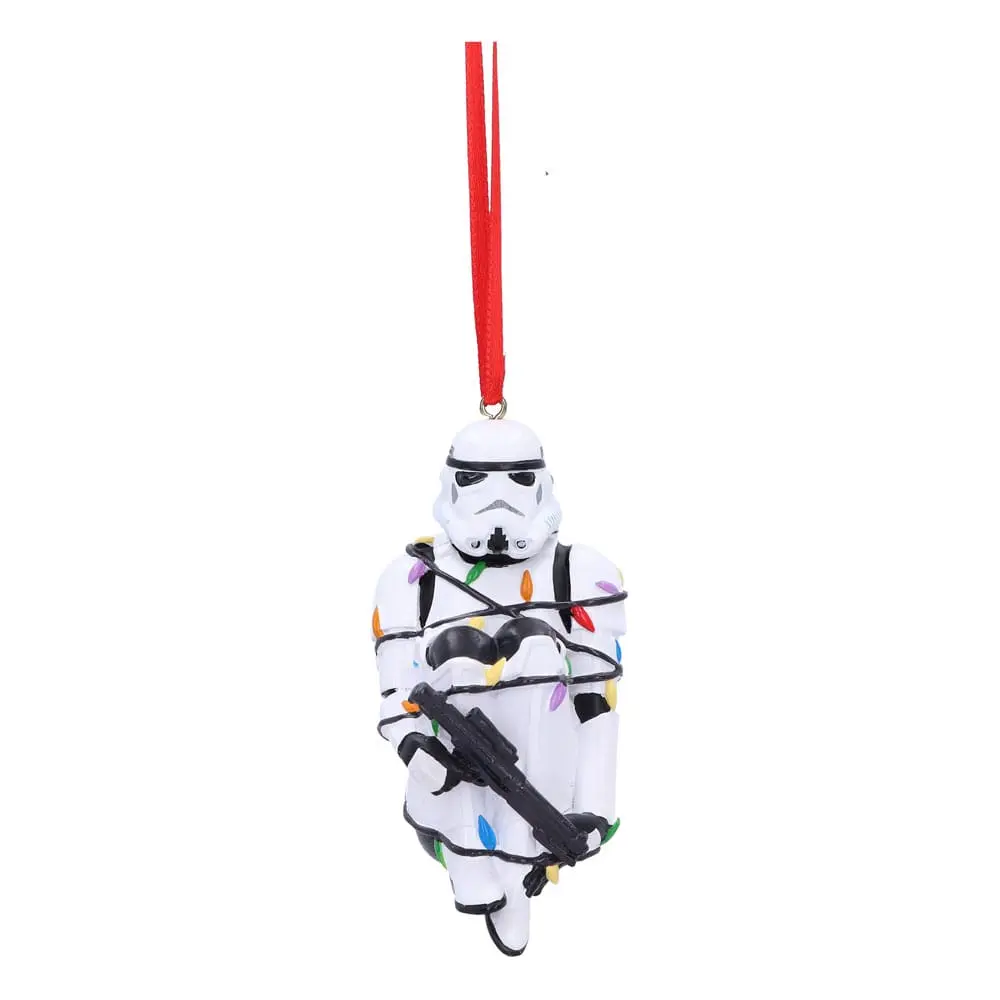 Original Stormtrooper Hanging Tree Ornament Stormtrooper In Fairy Lights 9 cm termékfotó