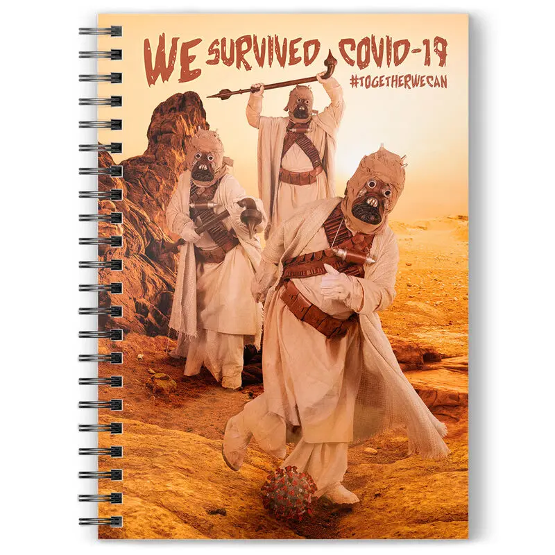 Original Stormtrooper We Survived Covid-19 A5 notebook product photo