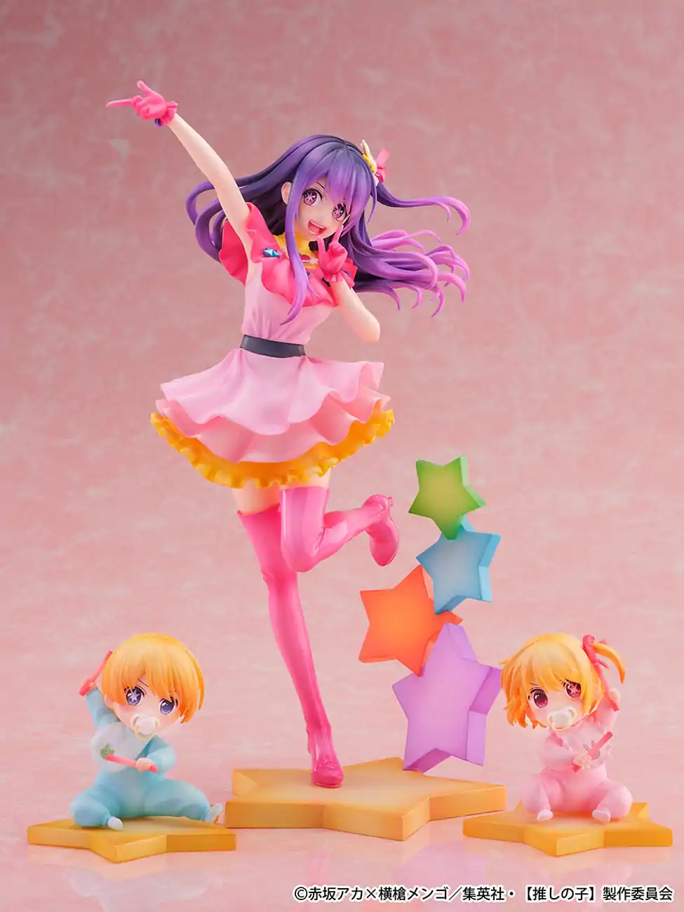 Oshi no Ko SHIBUYA SCRAMBLE FIGURE PVC Statue 1/6 Ai, Aqua, Ruby 25 cm product photo