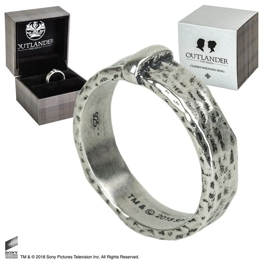Outlander Claire's Wedding Ring (Sterling Silver) Size 07 product photo