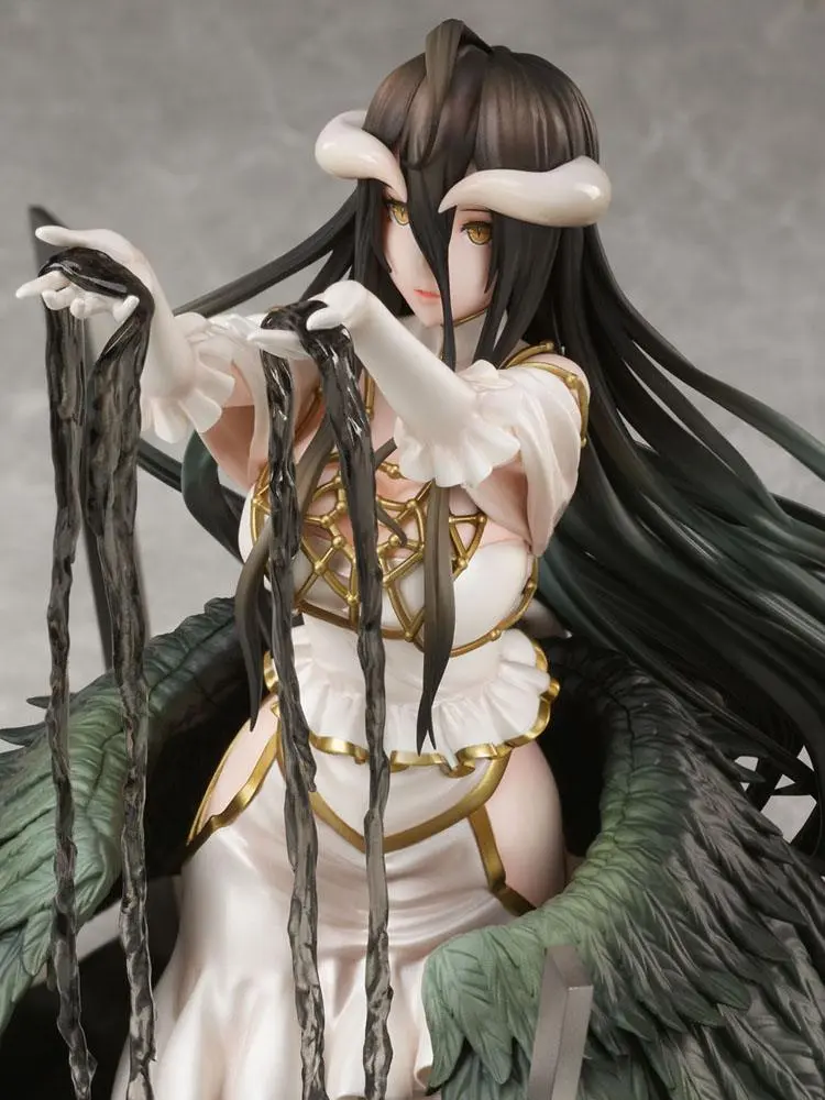 Overlord PVC Statue 1/7 Albedo White Dress Ver. 17 cm product photo