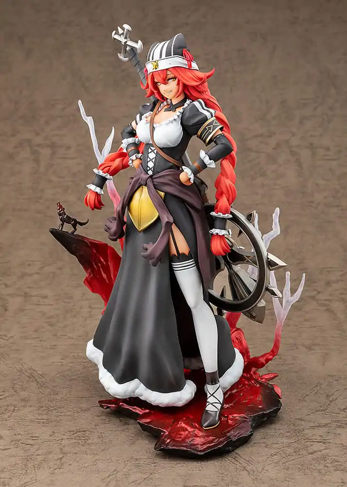 Overlord PVC Statue 1/8 Lupusregina Beta 10th Anniversary so-bin Ver. with Background Parts 22 cm product photo