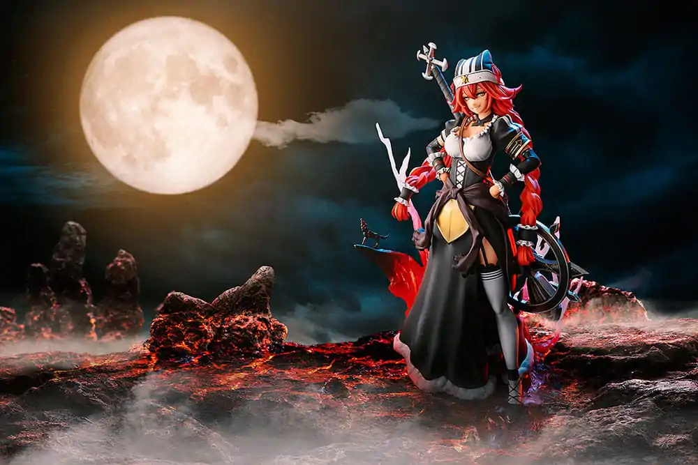 Overlord PVC Statue 1/8 Lupusregina Beta 10th Anniversary so-bin Ver. with Background Parts 22 cm product photo