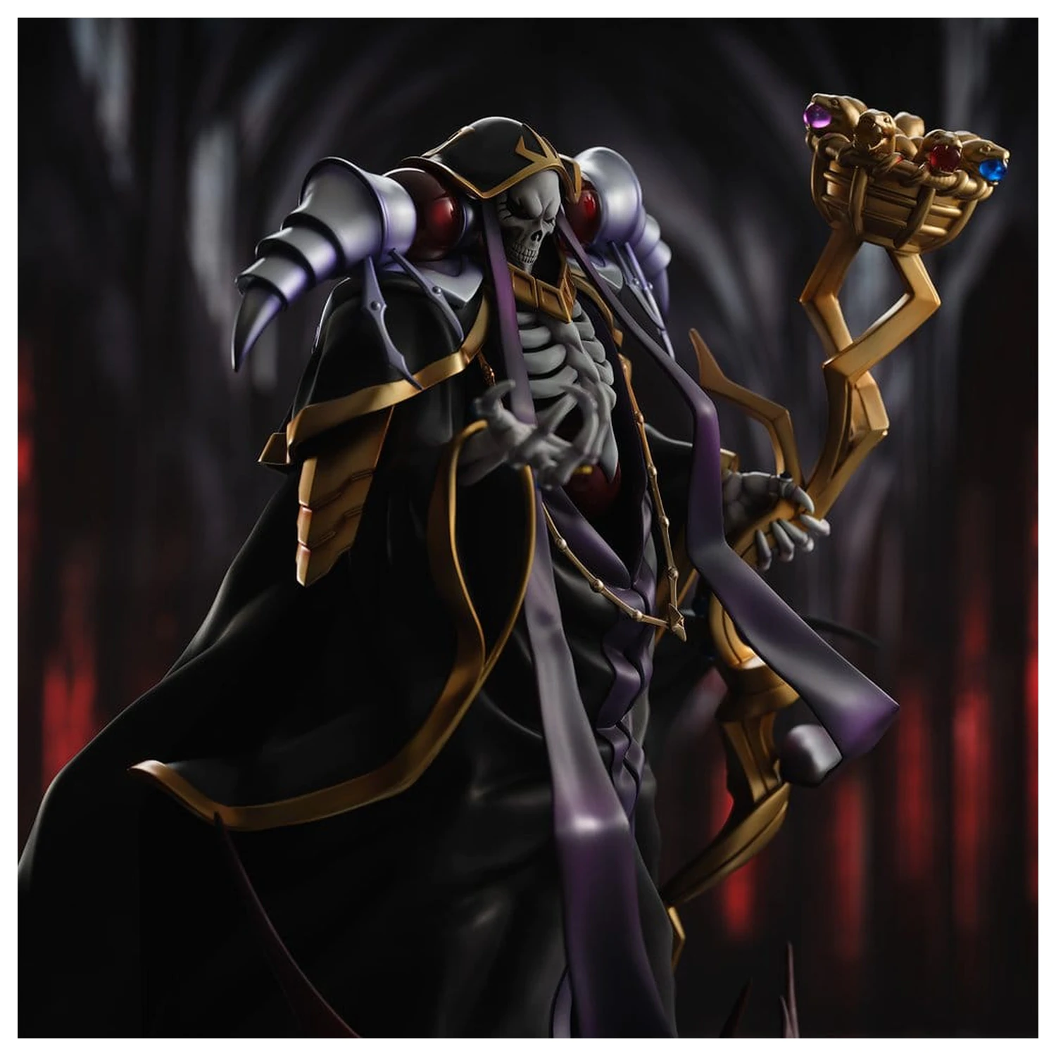 Overlord PVC Figure Ainz Ooal Gown 10th Anniversary so-bin Ver. 34 cm product photo
