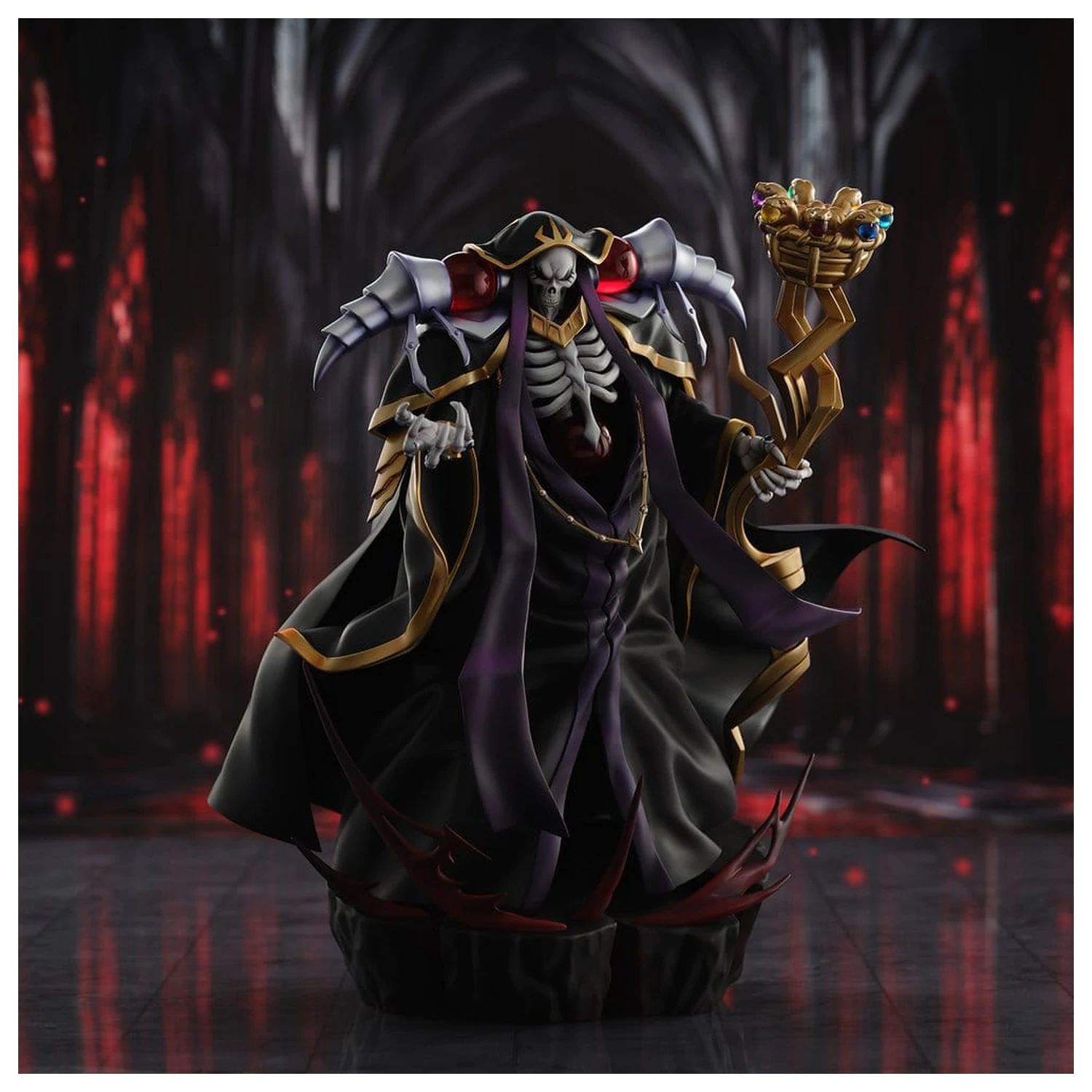Overlord PVC Figure Ainz Ooal Gown 10th Anniversary so-bin Ver. 34 cm product photo