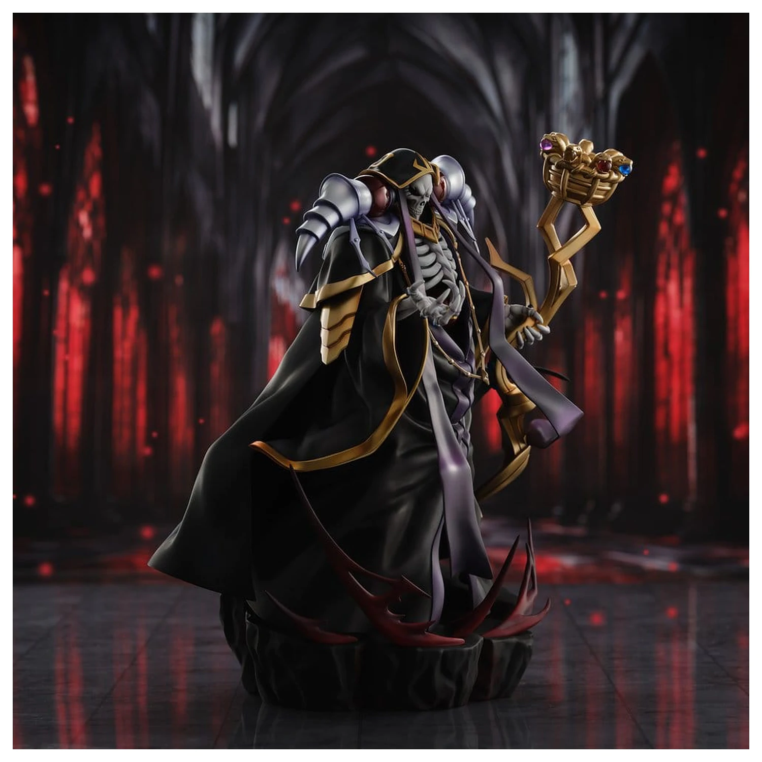 Overlord PVC Figure Ainz Ooal Gown 10th Anniversary so-bin Ver. 34 cm product photo