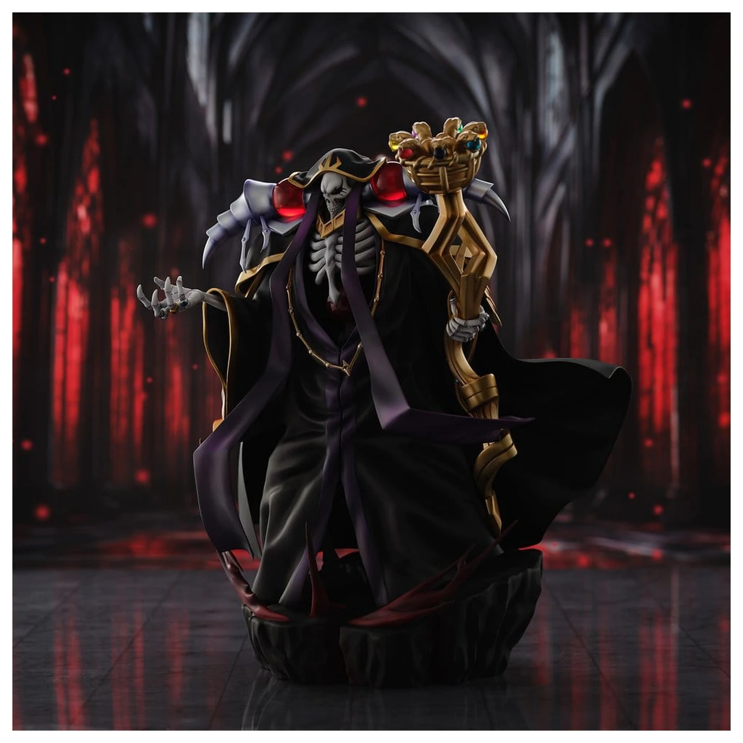 Overlord PVC Figure Ainz Ooal Gown 10th Anniversary so-bin Ver. 34 cm product photo