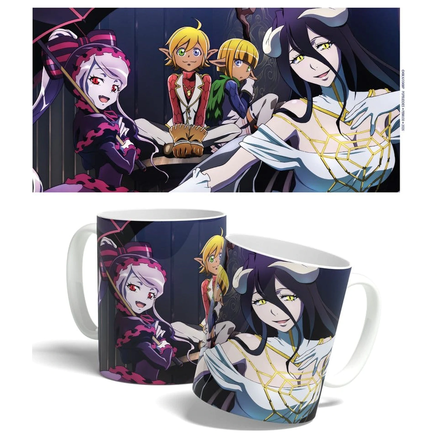 Overlord Mug Albedo, Aura, Mare & Shalltear 325 ml       product photo