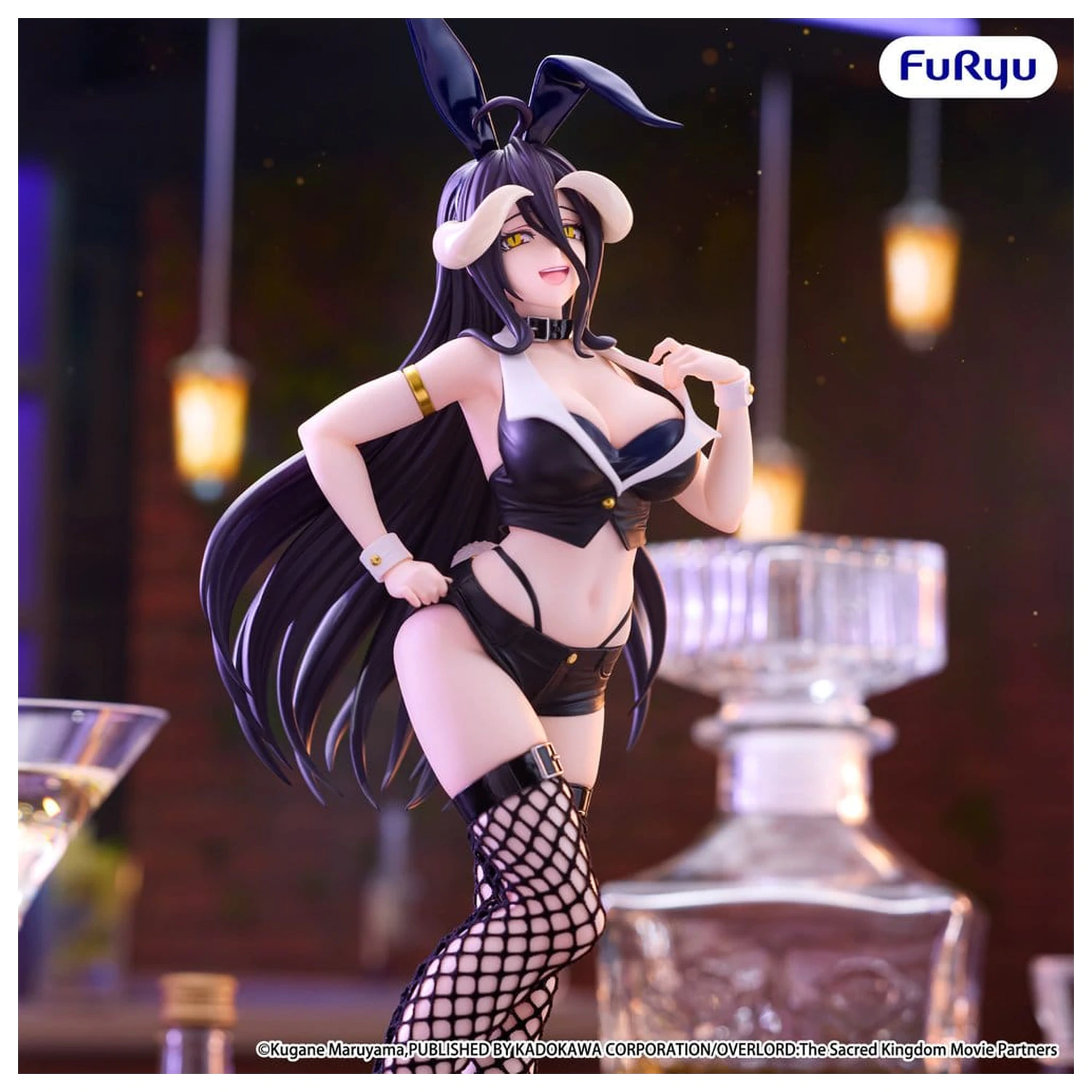 Overlord BiCute Bunnies PVC Statue Albedo Another Costume 30 cm  product photo
