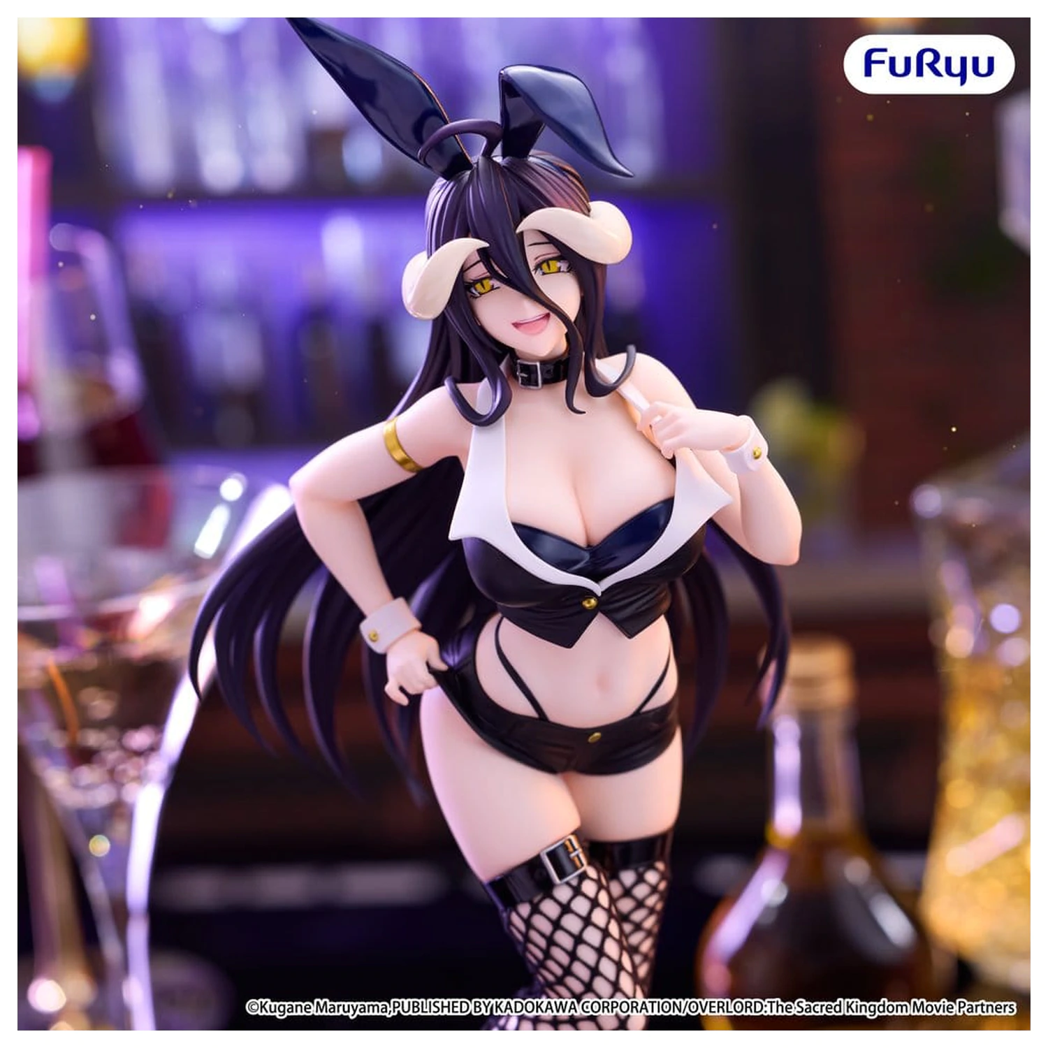 Overlord BiCute Bunnies PVC Statue Albedo Another Costume 30 cm  product photo