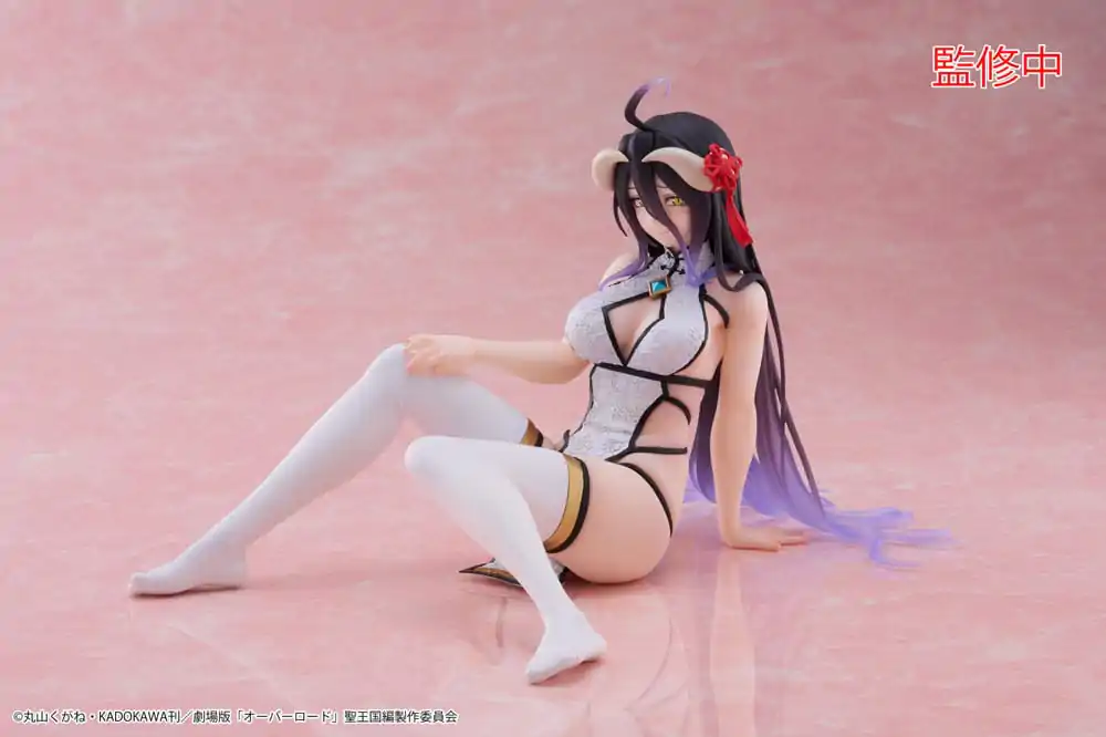 Overlord PVC Statue Desktop Cute Figure Albedo Chinese Dress Ver. 13 cm termékfotó