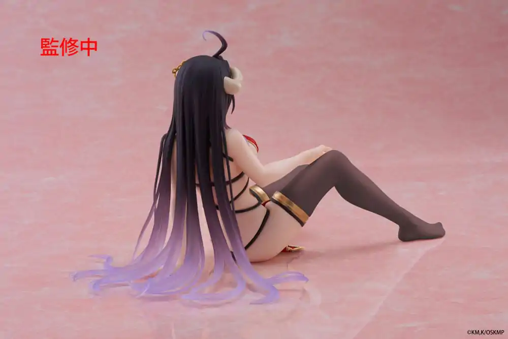 Overlord PVC Statue Desktop Cute Figure Albedo Chinese Dress Ver. Renewal 13 cm product photo