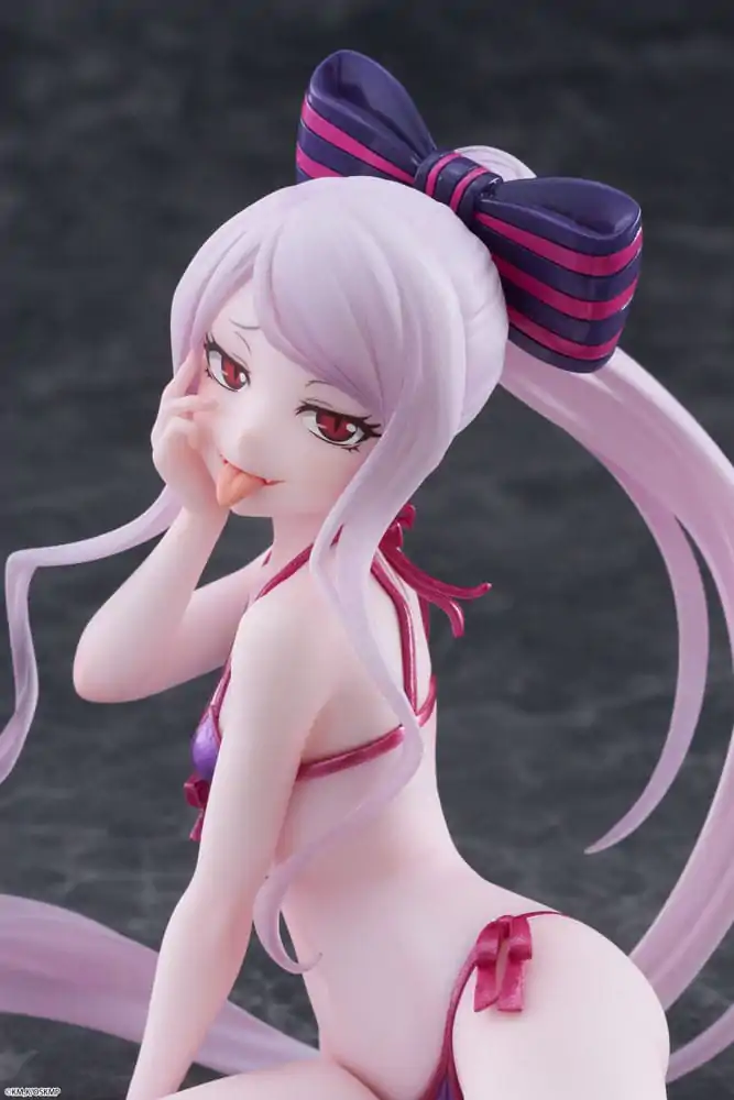 Overlord PVC Statue Desktop Cute Figure Shalltear Swimsuit Ver. 13 cm product photo