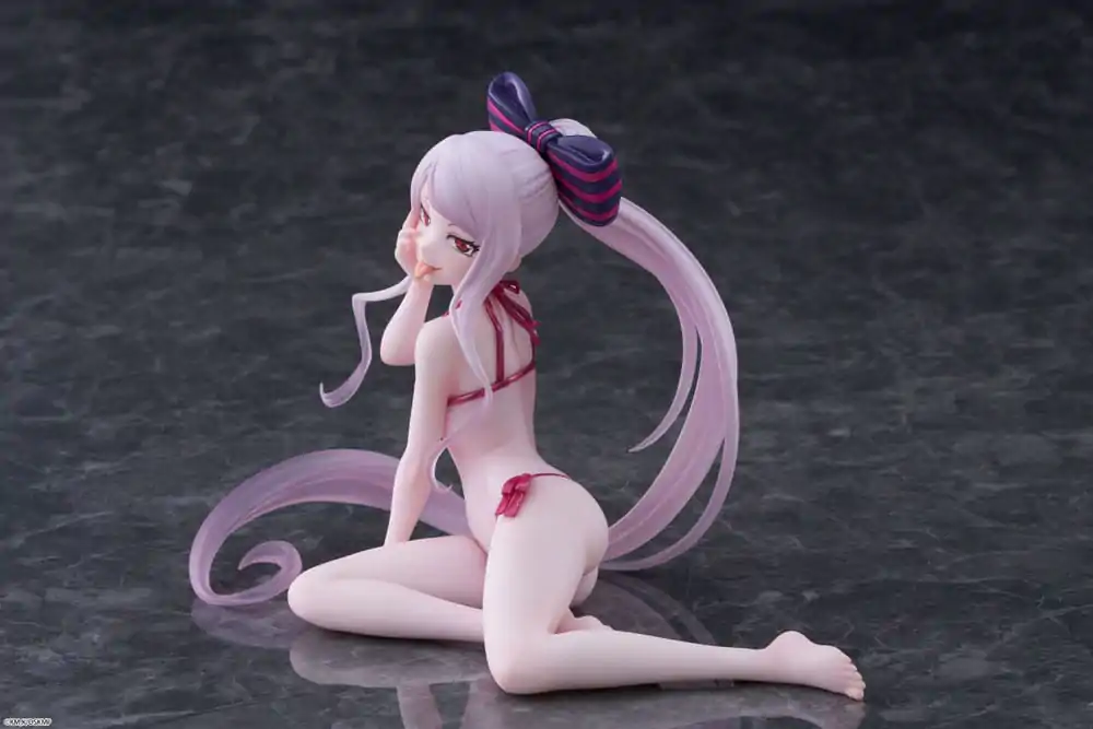 Overlord PVC Statue Desktop Cute Figure Shalltear Swimsuit Ver. 13 cm product photo
