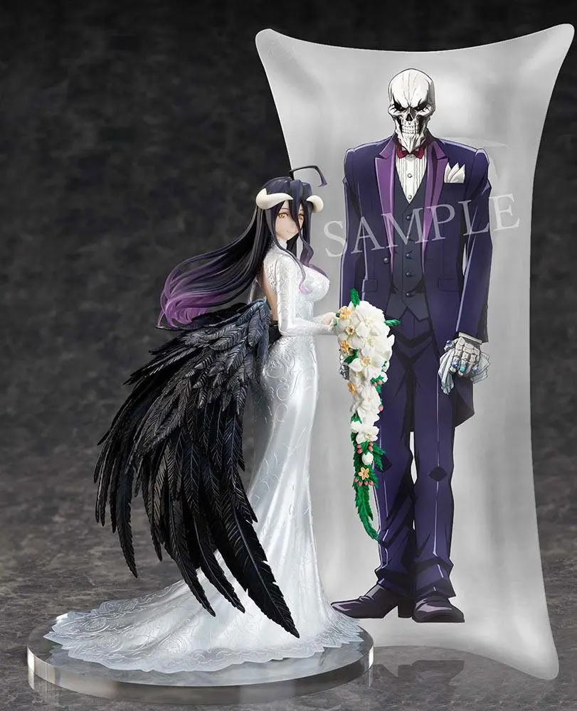 Overlord III PVC Statue 1/8 Albedo Wedding Dress Version 23 cm product photo
