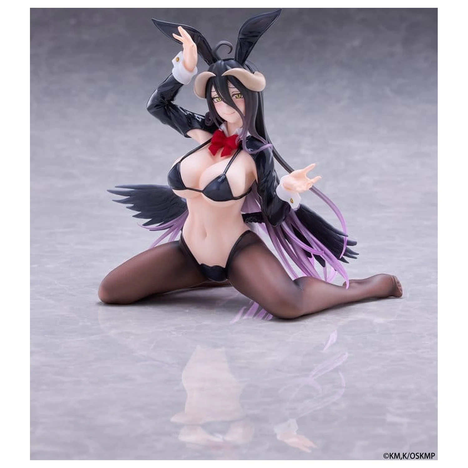 Overlord Moflock PVC Figure Albedo (Reverse Bunny Suit Ver.) 13 cm product photo