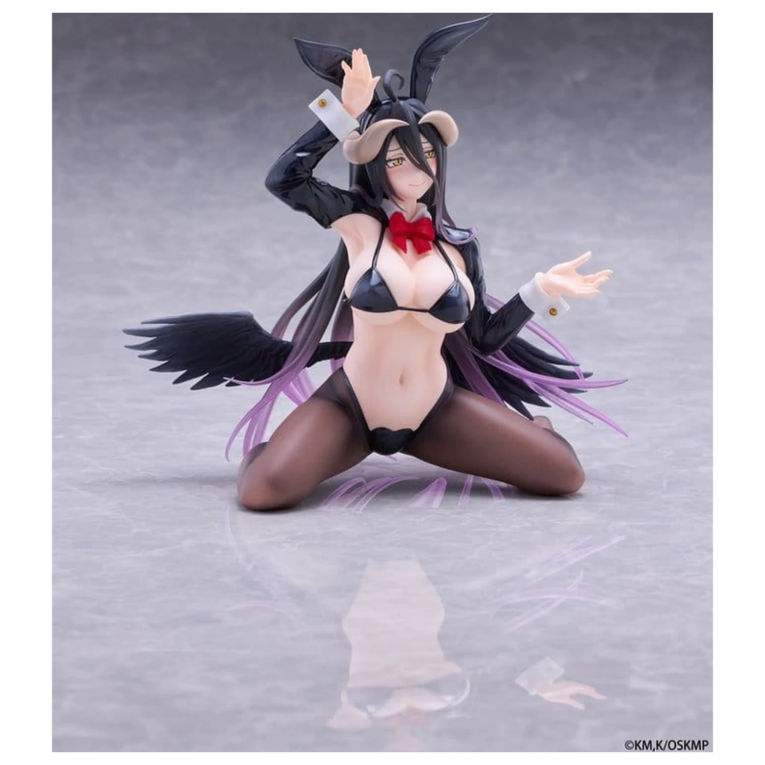 Overlord Moflock PVC Figure Albedo (Reverse Bunny Suit Ver.) 13 cm product photo