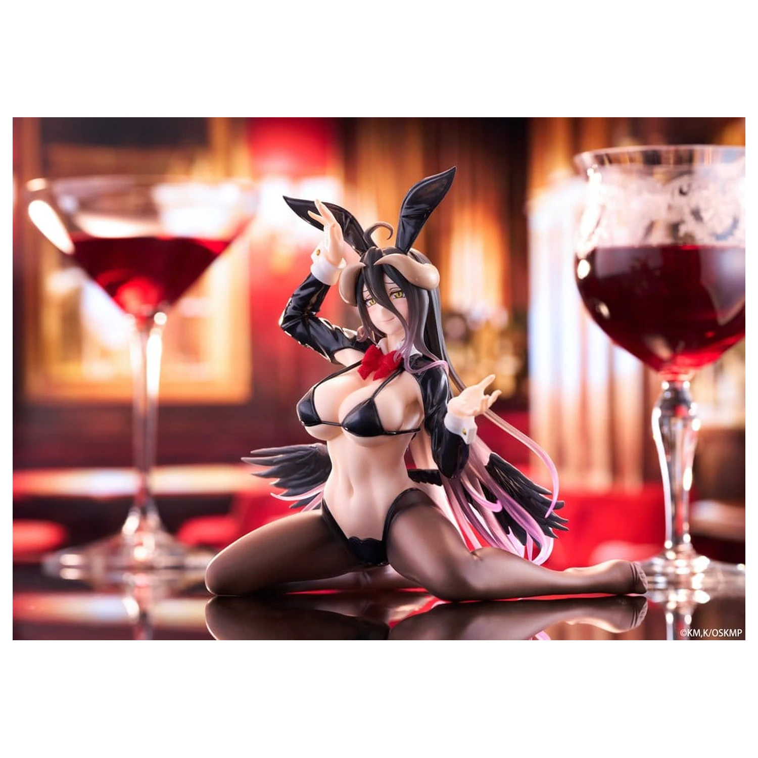 Overlord Moflock PVC Figure Albedo (Reverse Bunny Suit Ver.) 13 cm product photo