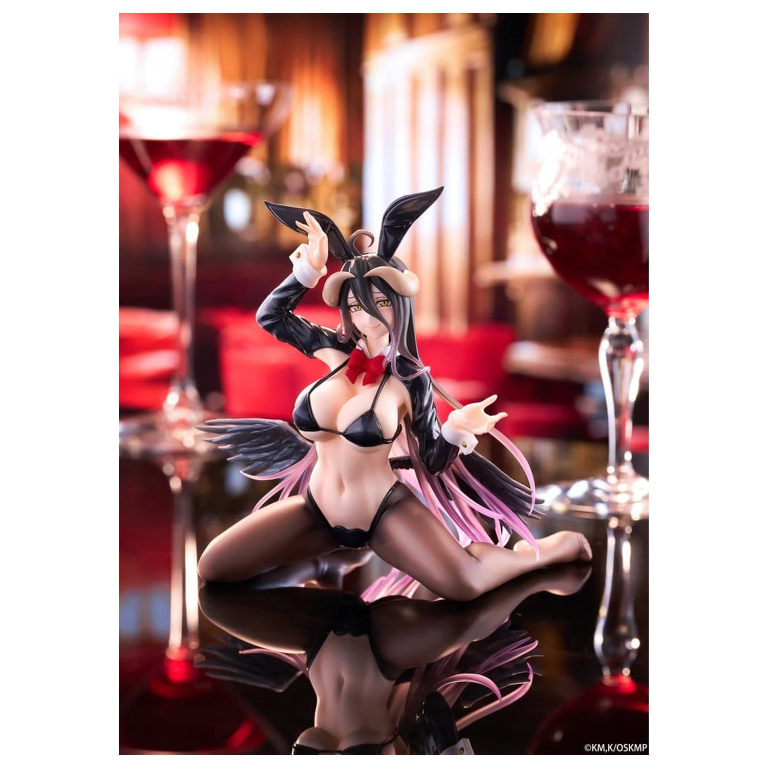 Overlord Moflock PVC Figure Albedo (Reverse Bunny Suit Ver.) 13 cm product photo