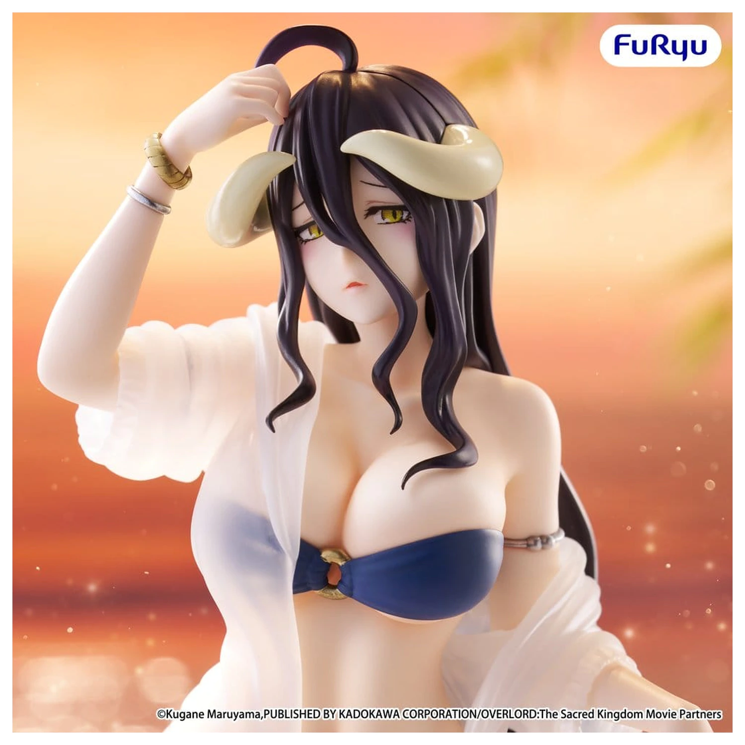 Overlord Muchute PVC Figure Albedo aqua Ver. 20.5 cm product photo