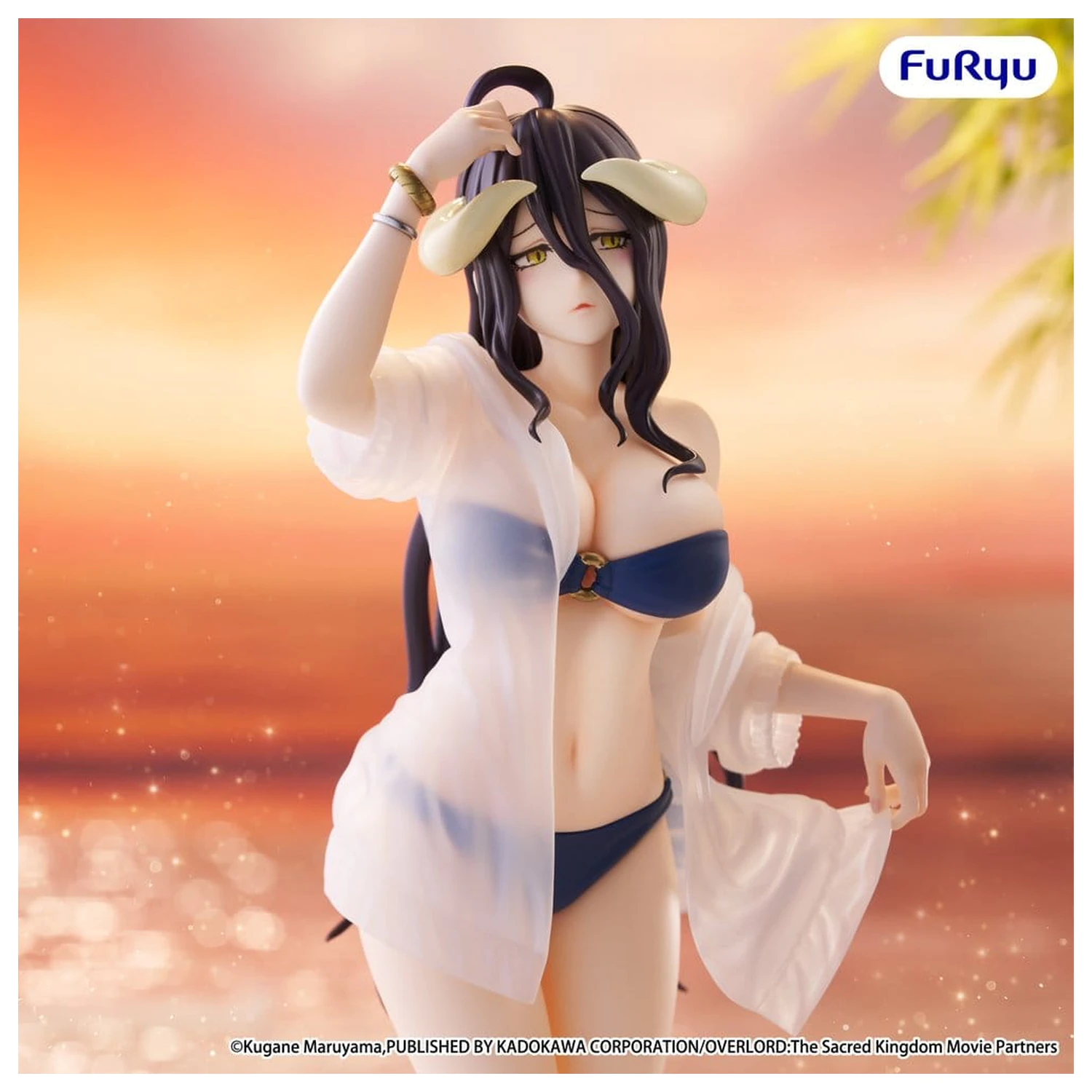Overlord Muchute PVC Figure Albedo aqua Ver. 20.5 cm product photo