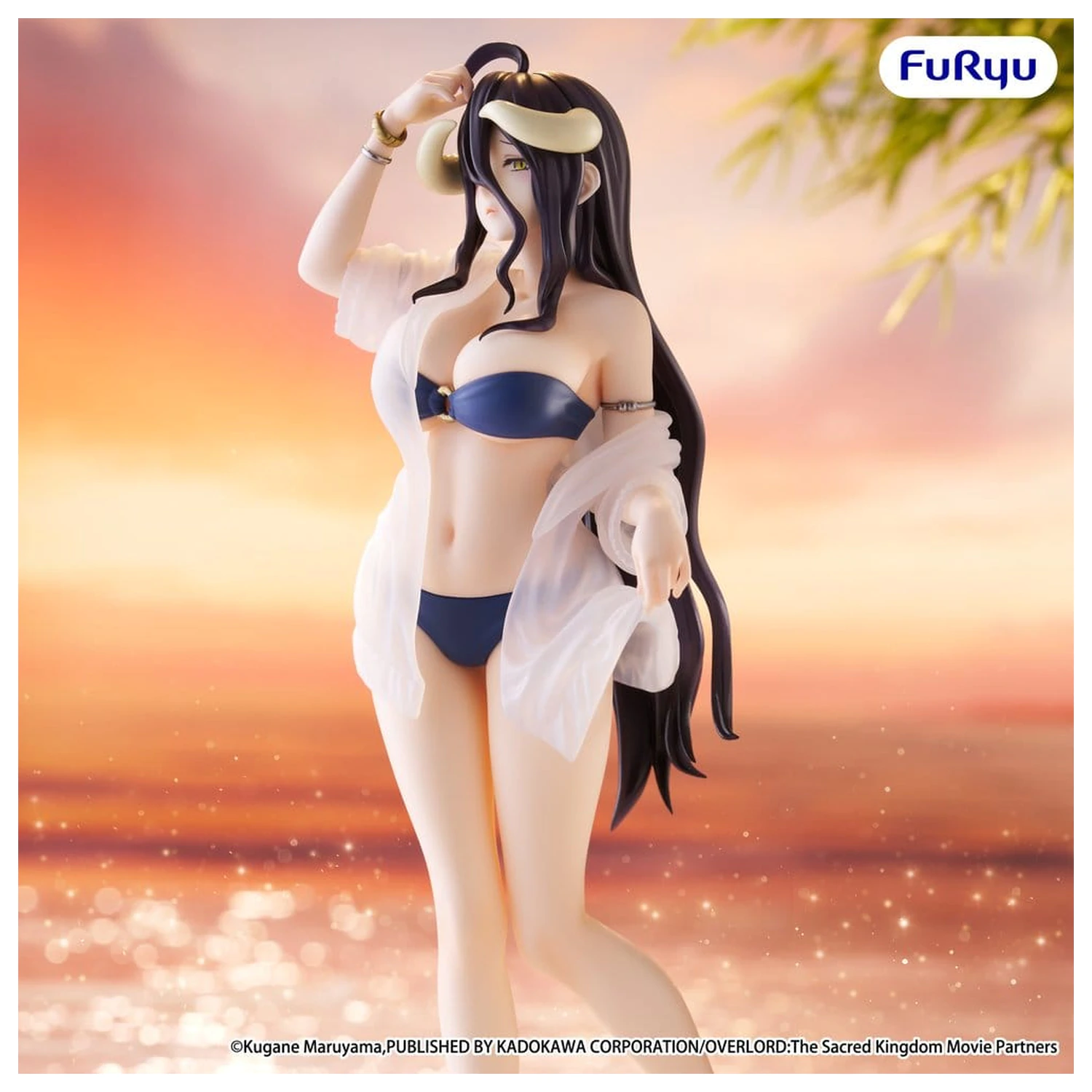 Overlord Muchute PVC Figure Albedo aqua Ver. 20.5 cm product photo
