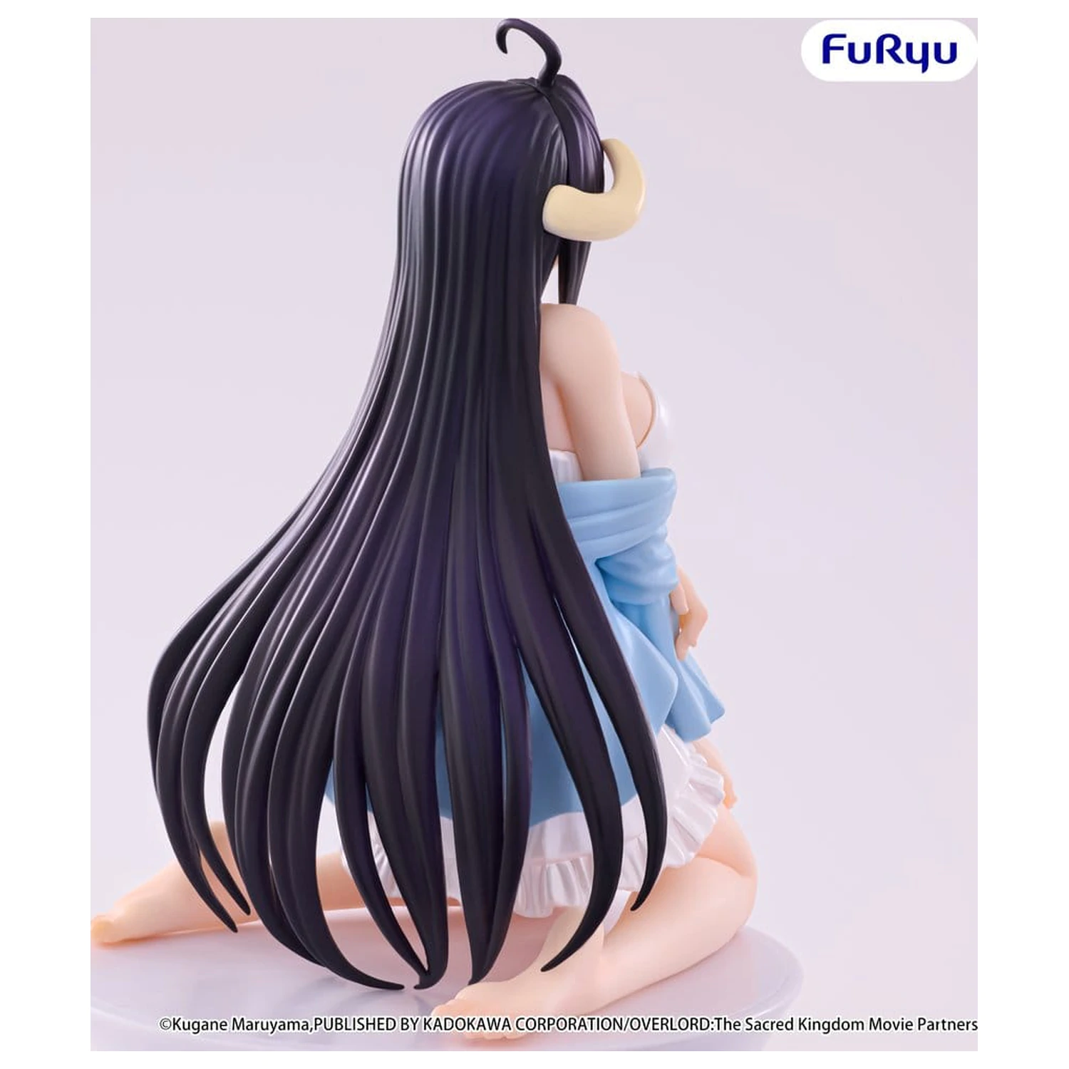 Overlord Noodle Stopper PVC Figure Albedo Loungewear Pearl White Ver. 12 cm product photo