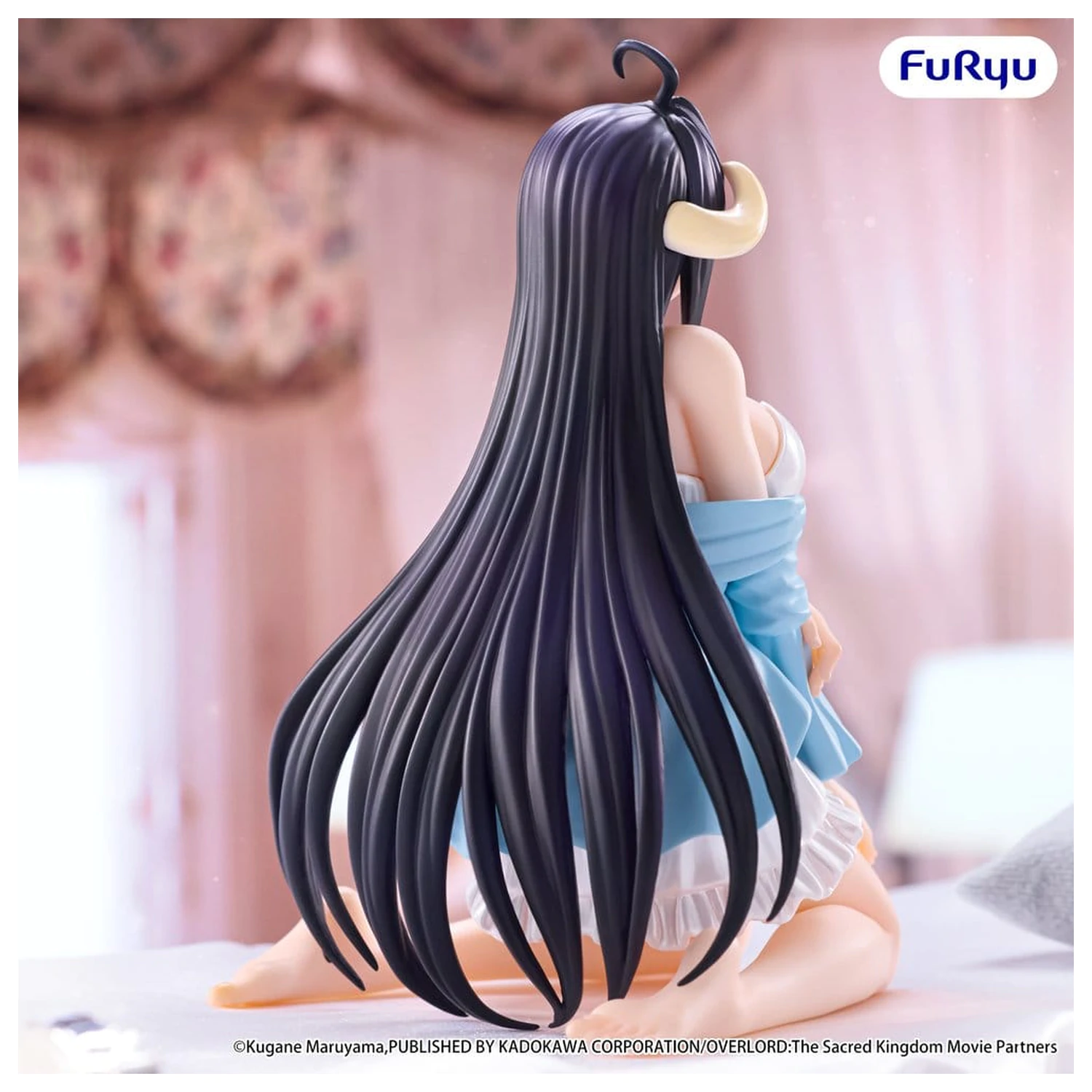Overlord Noodle Stopper PVC Figure Albedo Loungewear Pearl White Ver. 12 cm product photo