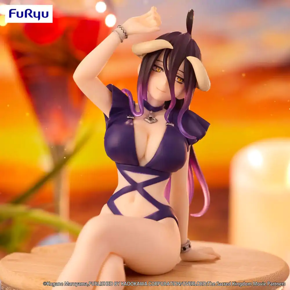 Overlord Noodle Stopper PVC Statue Albedo Swimsuit Dark Purple Color Ver. 16 cm product photo