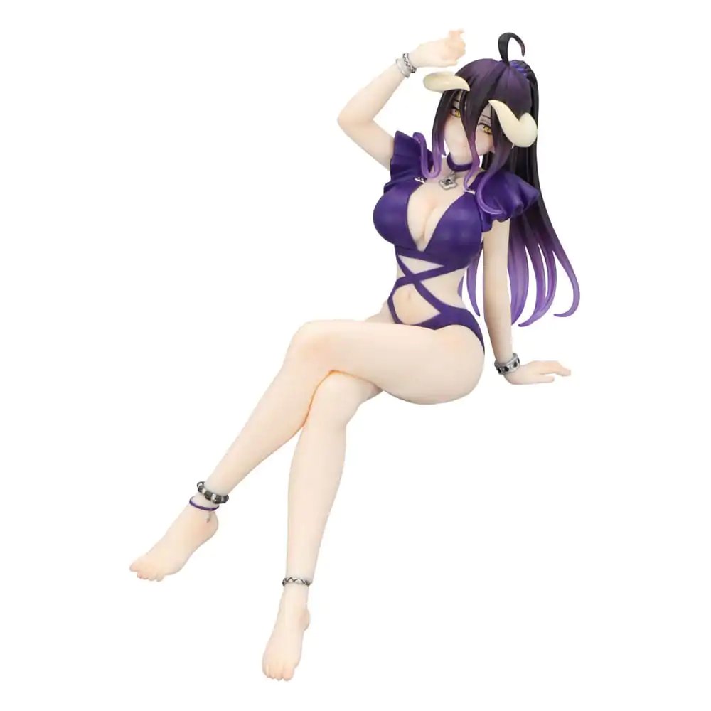 Overlord Noodle Stopper PVC Statue Albedo Swimsuit Dark Purple Color Ver. 16 cm product photo