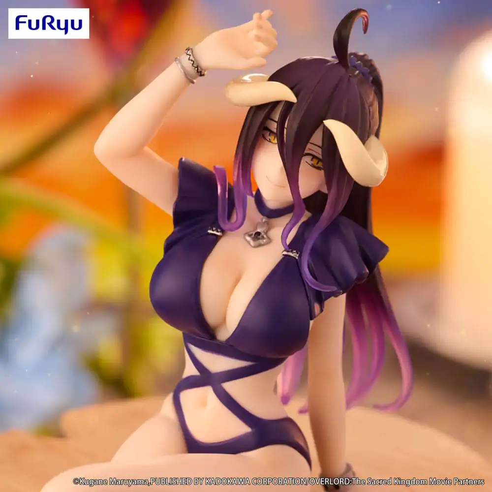 Overlord Noodle Stopper PVC Statue Albedo Swimsuit Dark Purple Color Ver. 16 cm product photo