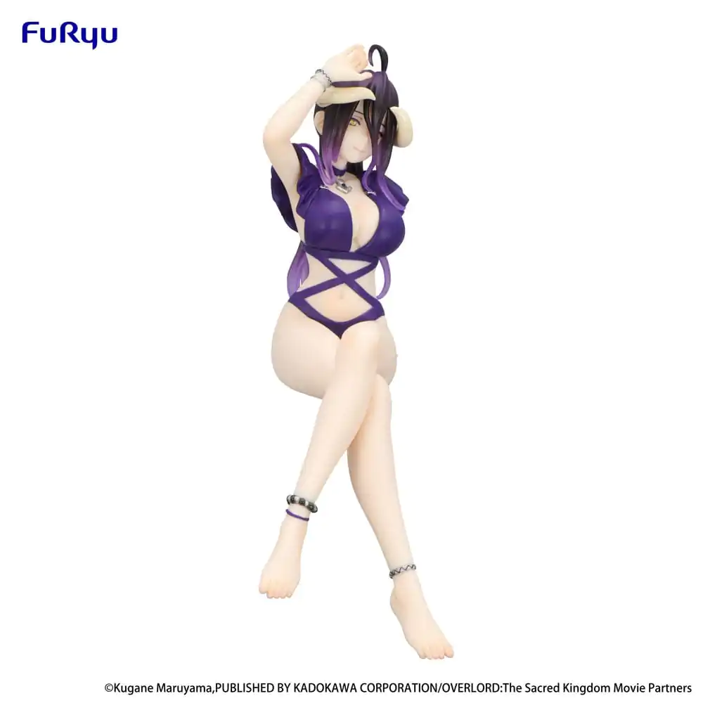 Overlord Noodle Stopper PVC Statue Albedo Swimsuit Dark Purple Color Ver. 16 cm product photo