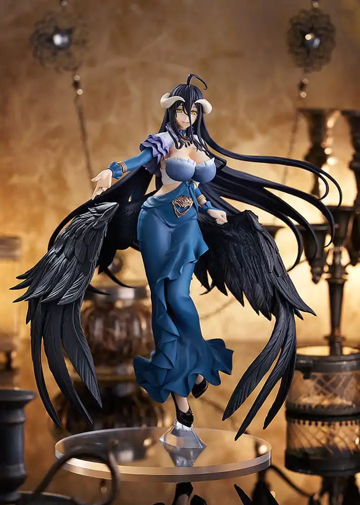 Overlord Pop Up Parade SP PVC Statue Albedo: Jet Black Dress Ver. 25 cm  product photo