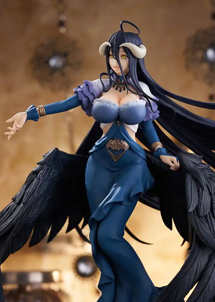 Overlord Pop Up Parade SP PVC Statue Albedo: Jet Black Dress Ver. 25 cm  product photo