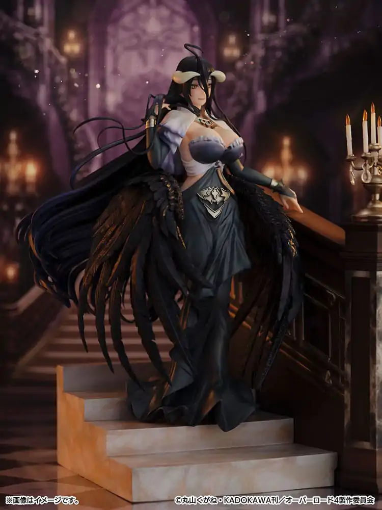 Overlord SHIBUYA SCRAMBLE FIGURE PVC Statue 1/7 Albedo Jet Black Dress Ver. 28 cm termékfotó