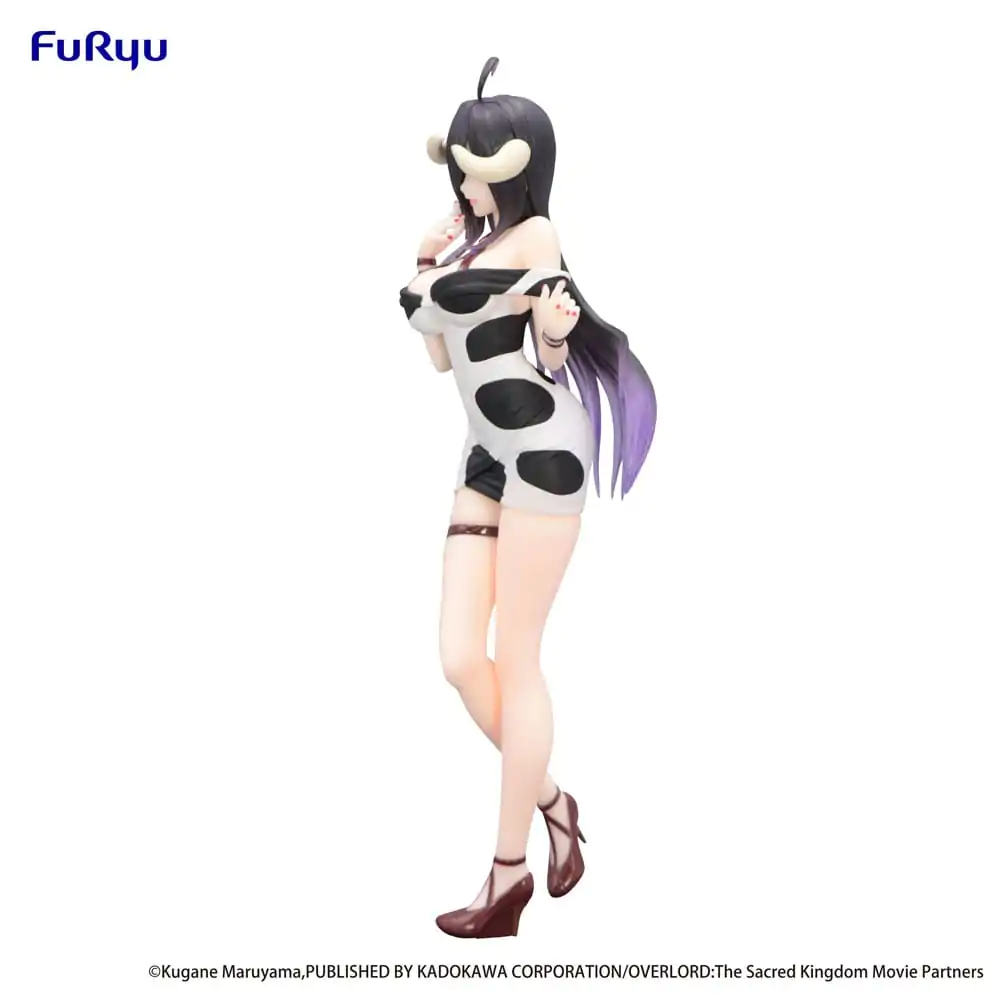 Overlord Trio-Try-iT PVC Statue Albedo Mini Dress Cow Pattern Ver. 21 cm product photo