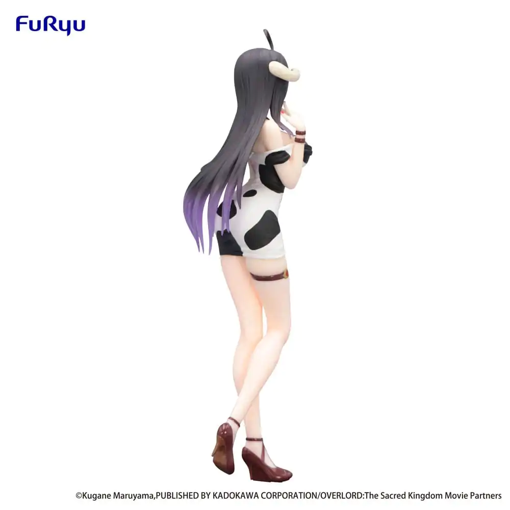 Overlord Trio-Try-iT PVC Statue Albedo Mini Dress Cow Pattern Ver. 21 cm product photo