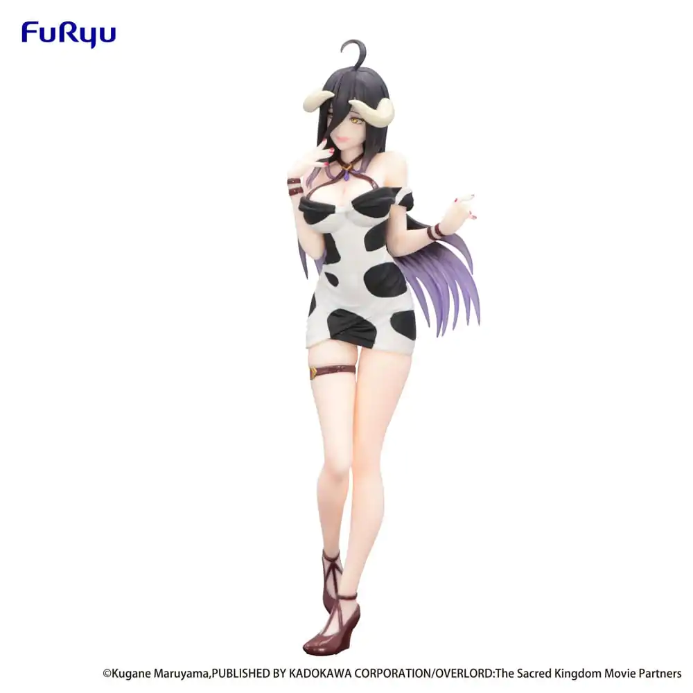 Overlord Trio-Try-iT PVC Statue Albedo Mini Dress Cow Pattern Ver. 21 cm product photo