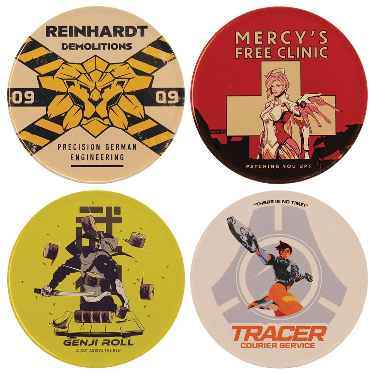 Overwatch Coaster 4-Pack Printed Metal product photo
