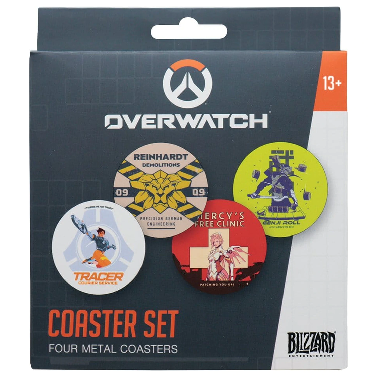 Overwatch Coaster 4-Pack Printed Metal product photo