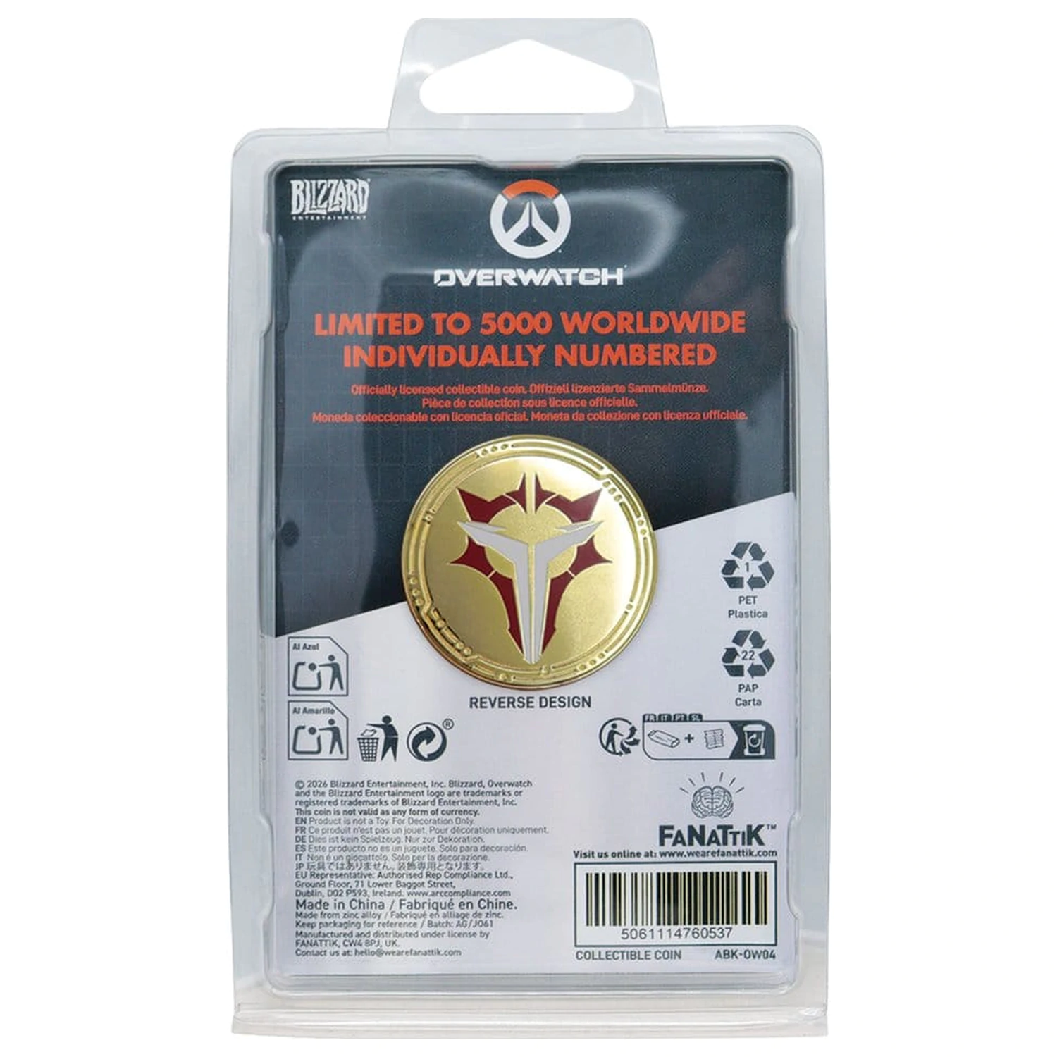 Overwatch Collectable Coin Factions Limited Edition product photo