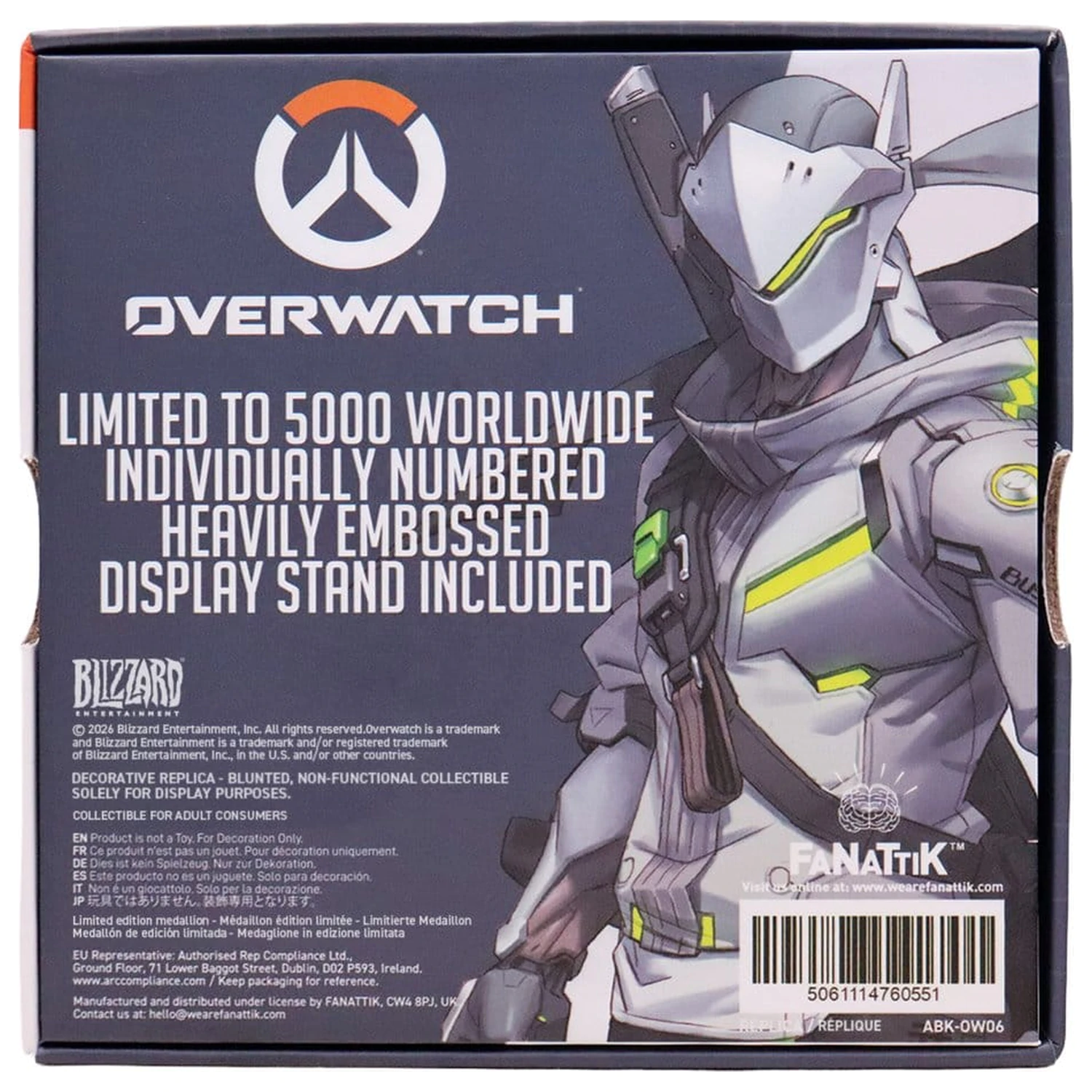 Overwatch Replica Genji's Shuriken Limited Edition 10 x 10 x 2 cm product photo