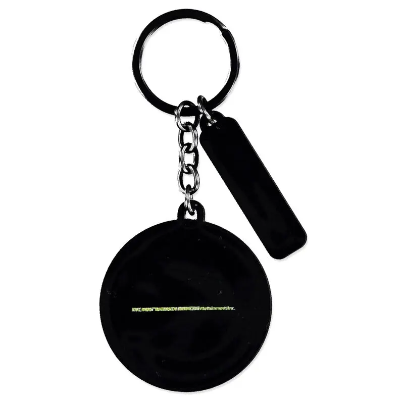 Pac-Man rubber keychain product photo