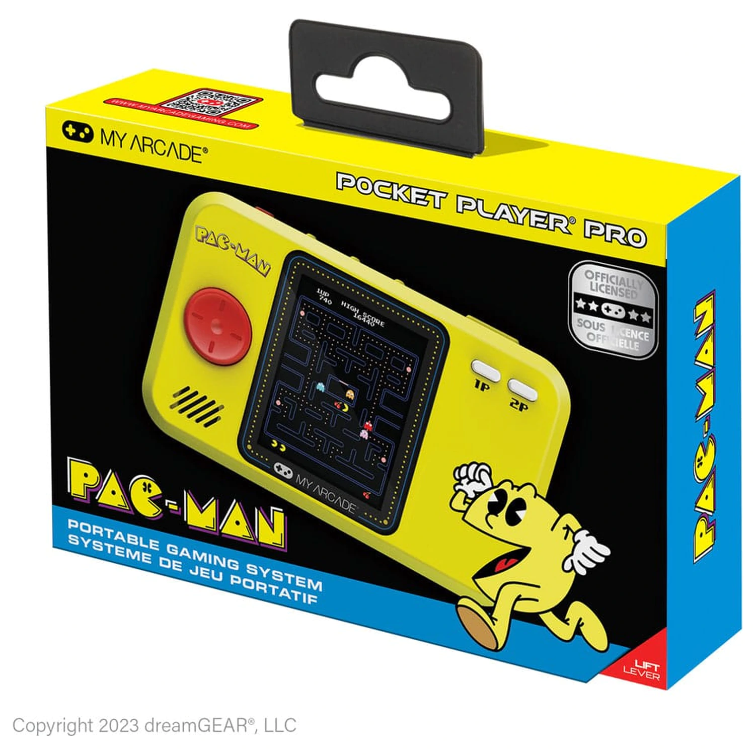 Pac-Man Portable Gaming System Pocket Player Pro  product photo