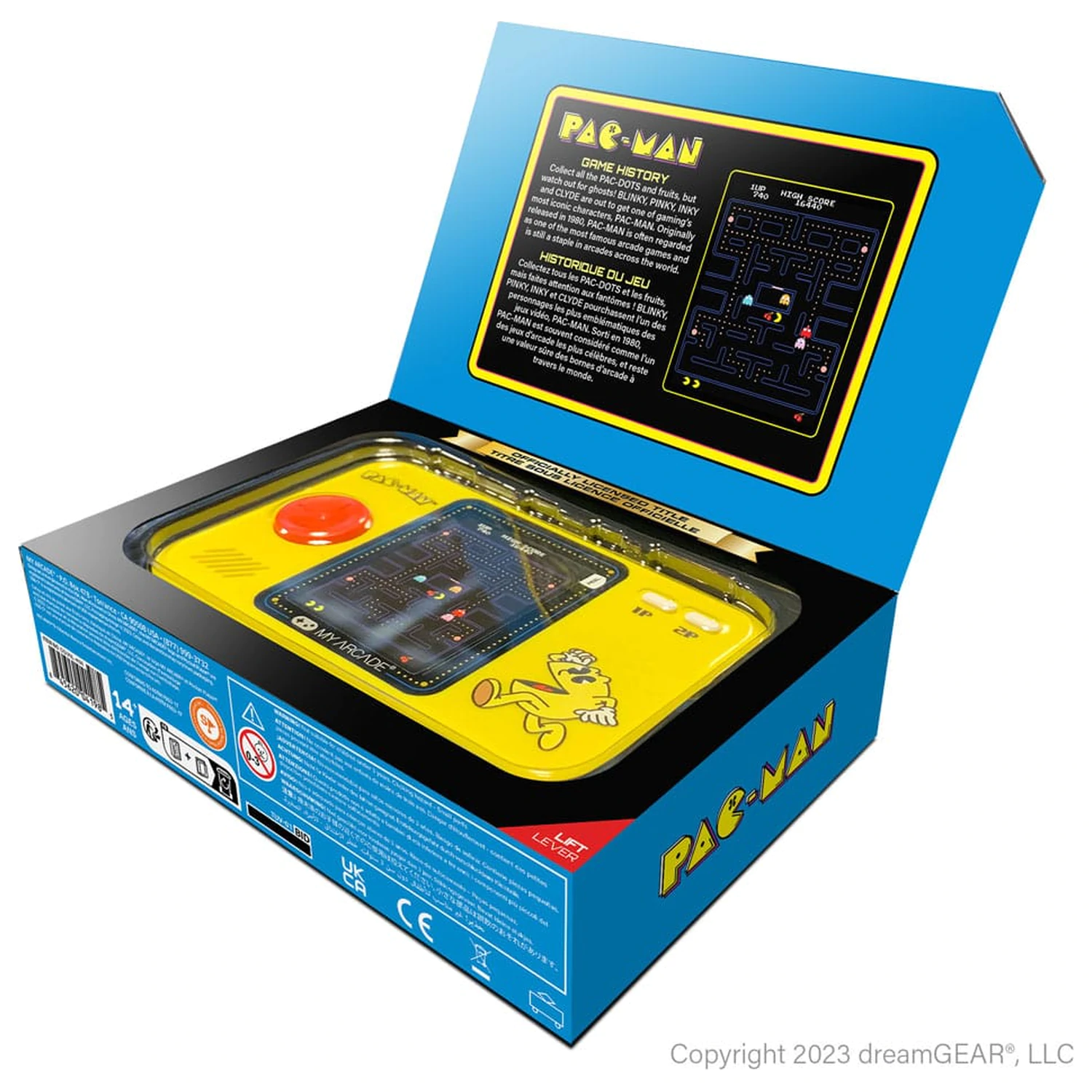 Pac-Man Portable Gaming System Pocket Player Pro  product photo