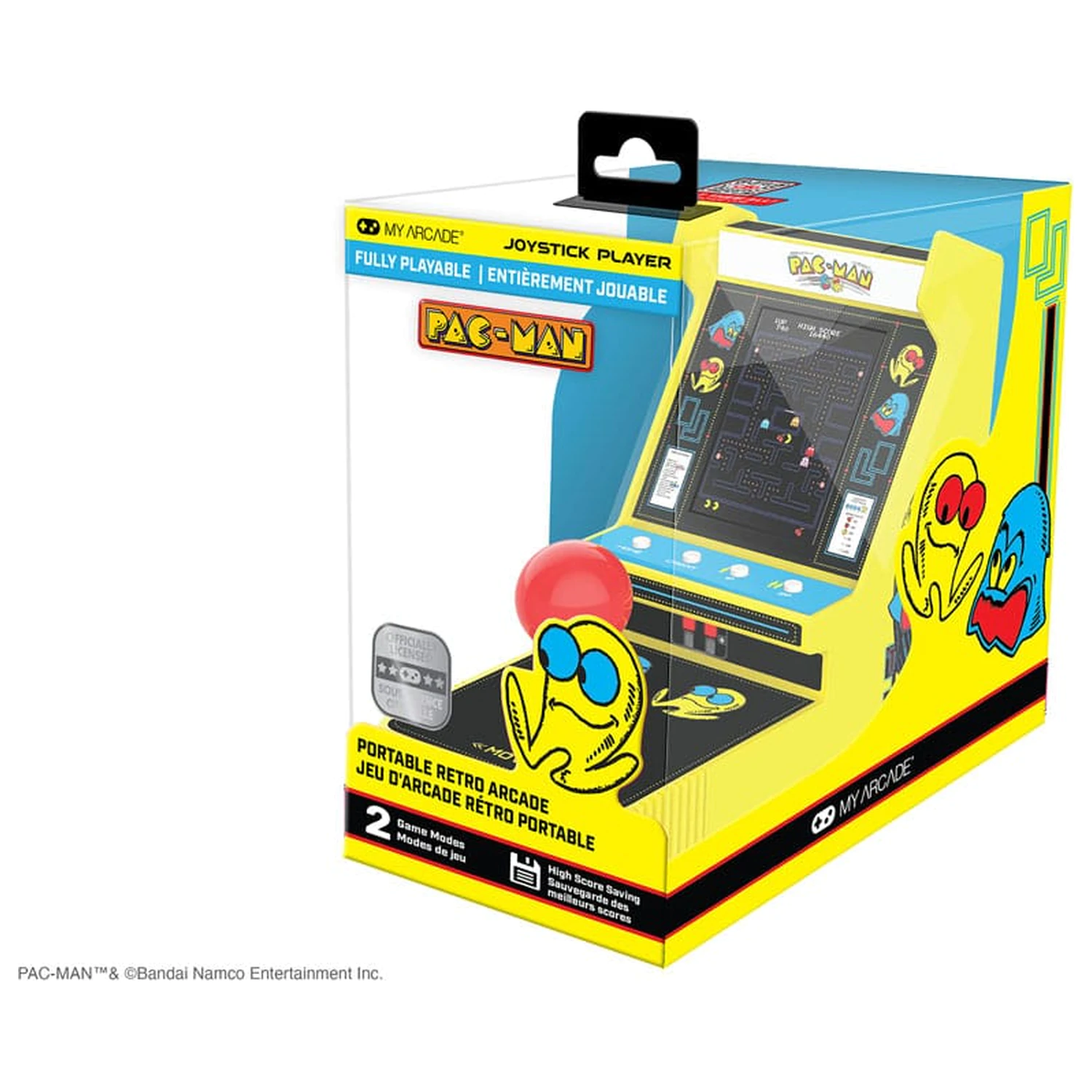 Pac-Man Portable Retro Arcade Joystick Player  product photo